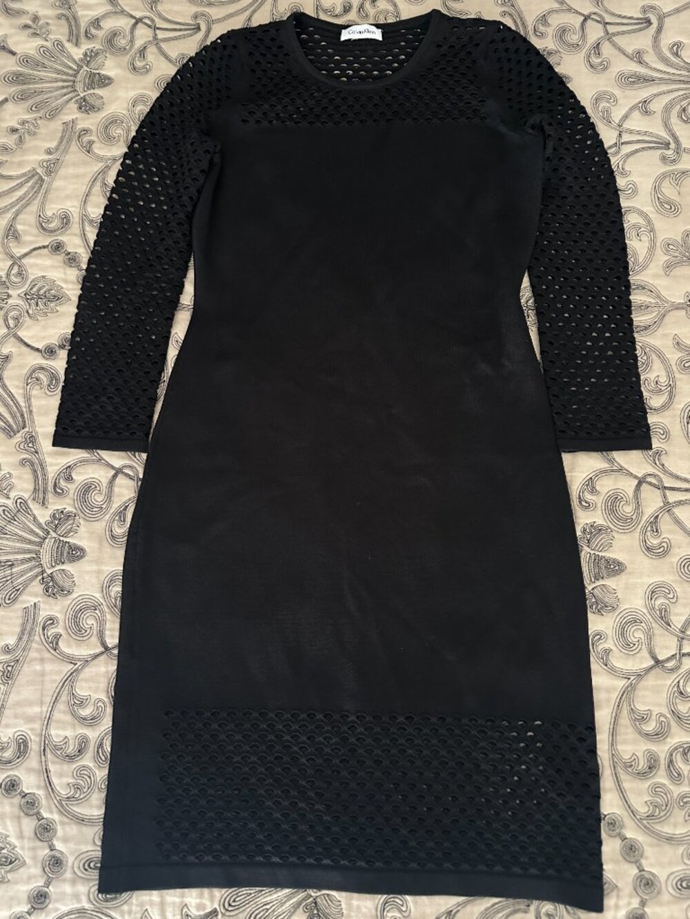 Knit Mesh elegant dress